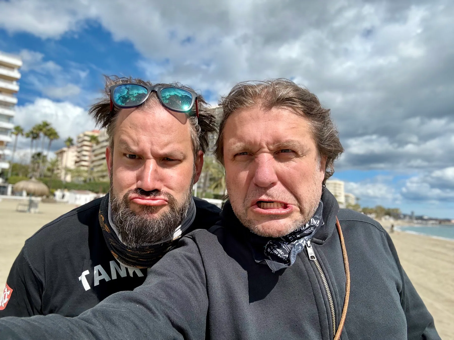 Filip vlevo a Jiří vpravo, posádka týmu Fi Ji